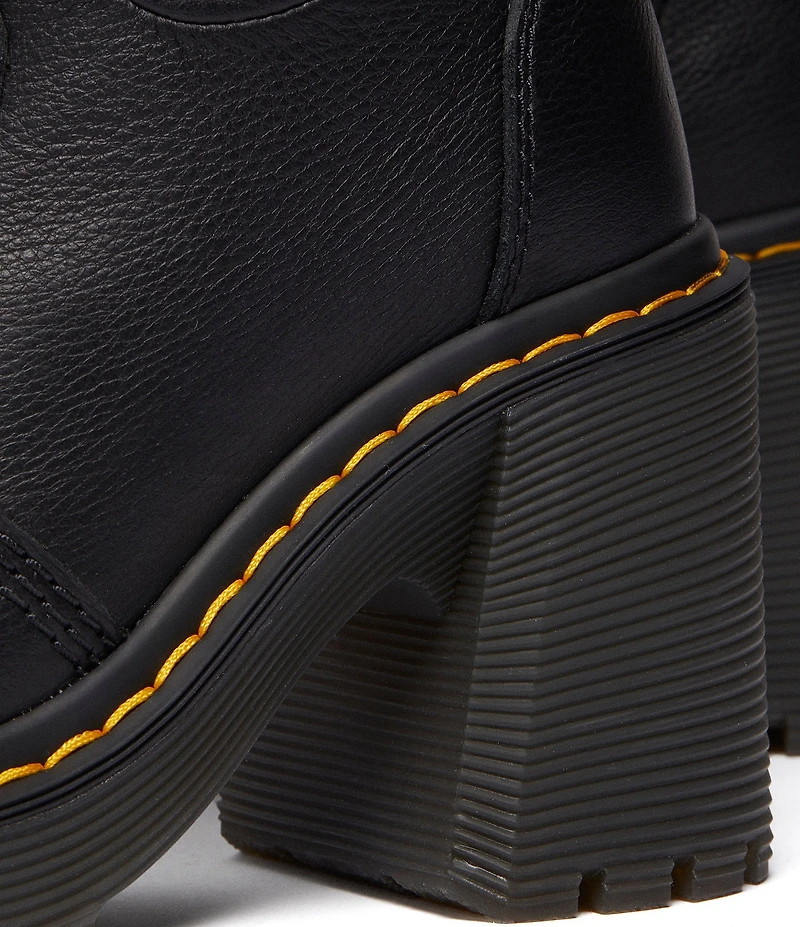 Dr. Martens Women's Kasey Virginia Leather Heeled Tall Boots