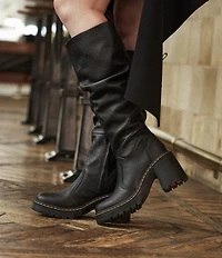 Dr. Martens Women's Kasey Virginia Leather Heeled Tall Boots