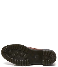 Dr. Martens Women's Leona Farrier Leather Platform Heel Combat Boots