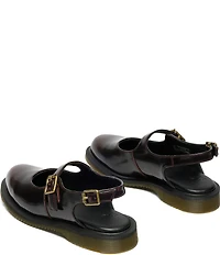 Dr. Martens Women's Madaline Arcadia Leather Slingback Mary Janes