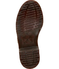Dr. Martens Women's Crazy Horse Leather Flower Studded Mary Janes