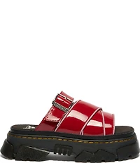 Dr. Martens Women's Mattison Slide Patent Platform Sandals