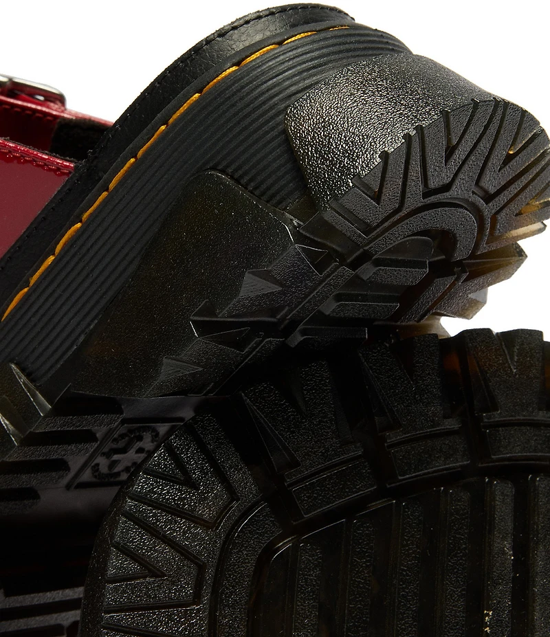 Dr. Martens Women's Mattison Slide Patent Platform Sandals