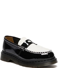 Dr. Martens Women's Penton Heart Patent Leather Penny Loafers
