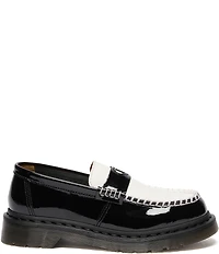 Dr. Martens Women's Penton Heart Patent Leather Penny Loafers