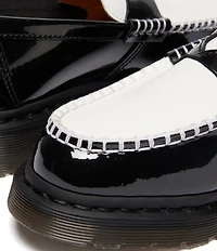 Dr. Martens Women's Penton Heart Patent Leather Penny Loafers