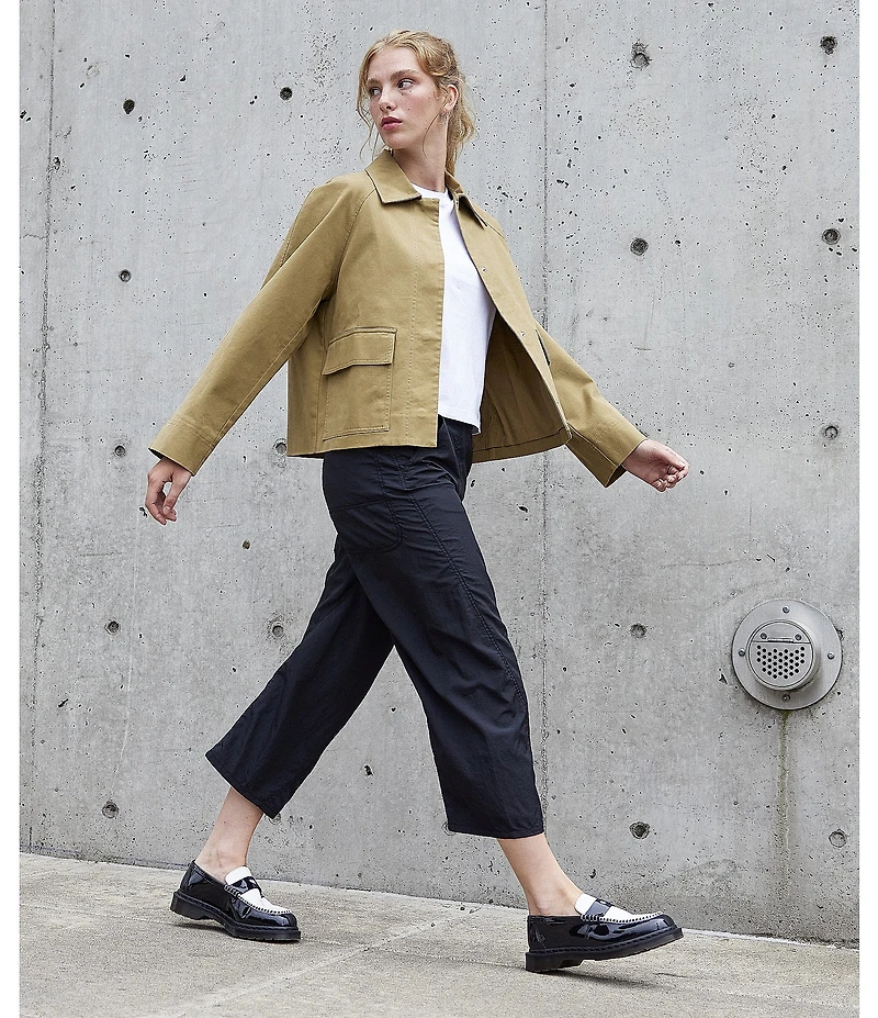 Dr. Martens Women's Penton Heart Patent Leather Penny Loafers