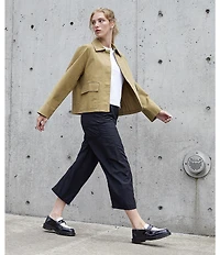 Dr. Martens Women's Penton Heart Patent Leather Penny Loafers