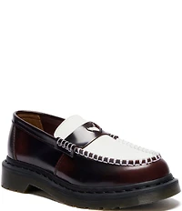 Dr. Martens Women's Penton Heart Two-Tone Leather Penny Loafers