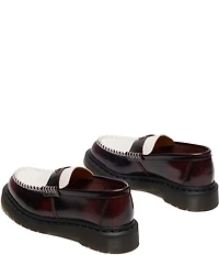 Dr. Martens Women's Penton Heart Two-Tone Leather Penny Loafers