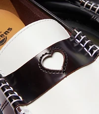 Dr. Martens Women's Penton Heart Two-Tone Leather Penny Loafers