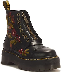 Dr. Martens Women's Sinclair Floral 8-Eye Platform Boots