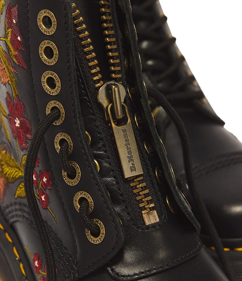 Dr. Martens Women's Sinclair Floral 8-Eye Platform Boots