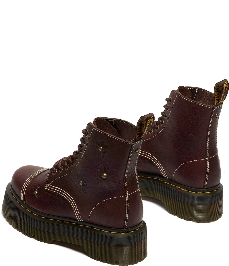 Dr. Martens Women's Sinclair Flower Platform Combat Boots