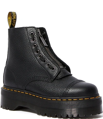 Dr. Martens Women's Sinclair Front Zip Platform Combat Booties