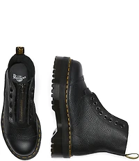 Dr. Martens Women's Sinclair Front Zip Platform Combat Booties