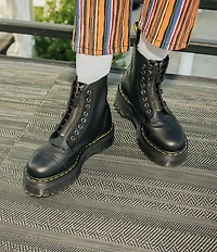 Dr. Martens Women's Sinclair Front Zip Platform Combat Booties