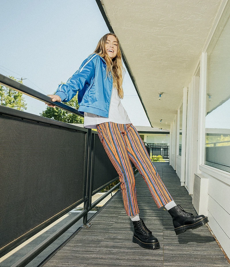 Dr. Martens Women's Sinclair Front Zip Platform Combat Booties