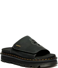 Dr. Martens Women's Zebzag Flower Cutout Platform Slides