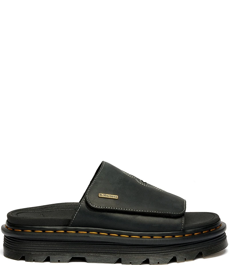 Dr. Martens Women's Zebzag Flower Cutout Platform Slides