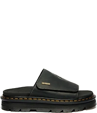Dr. Martens Women's Zebzag Flower Cutout Platform Slides
