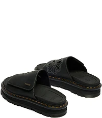 Dr. Martens Women's Zebzag Flower Cutout Platform Slides