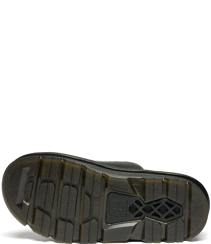 Dr. Martens Women's Zebzag Flower Cutout Platform Slides