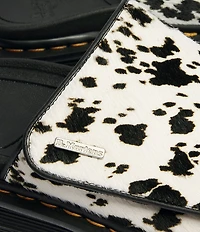 Dr. Martens Women's Zebzag Haircalf Platform Slide Sandals