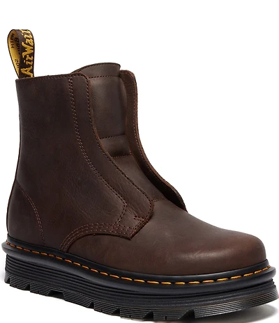 Dr. Martens Zebzag Leather Laceless Booties
