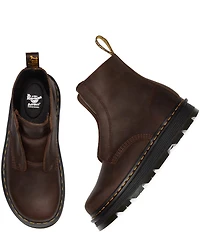 Dr. Martens Zebzag Leather Laceless Booties