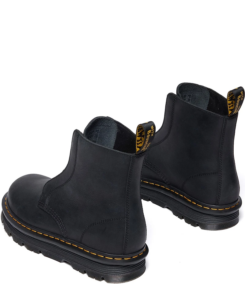 Dr. Martens Zebzag Leather Laceless Booties