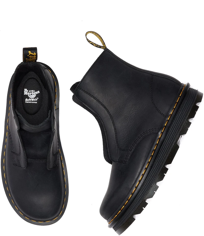 Dr. Martens Zebzag Leather Laceless Booties