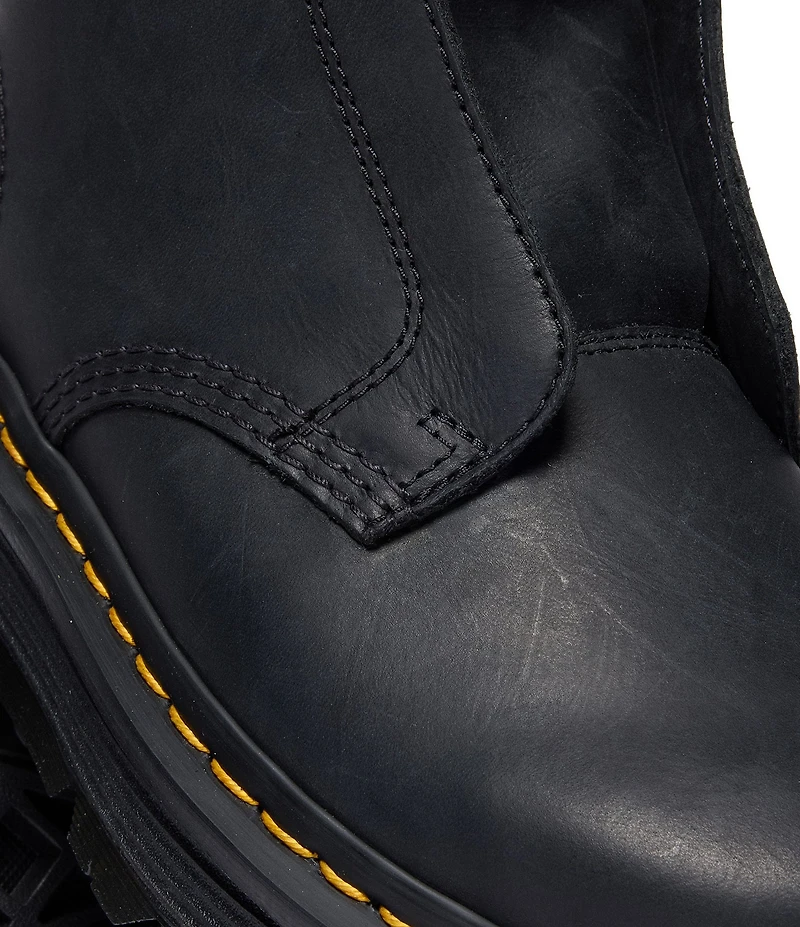 Dr. Martens Zebzag Leather Laceless Booties
