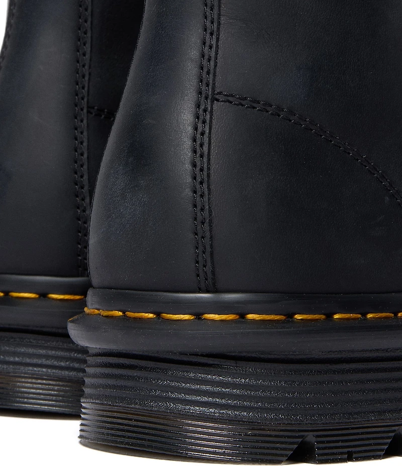Dr. Martens Zebzag Leather Laceless Booties