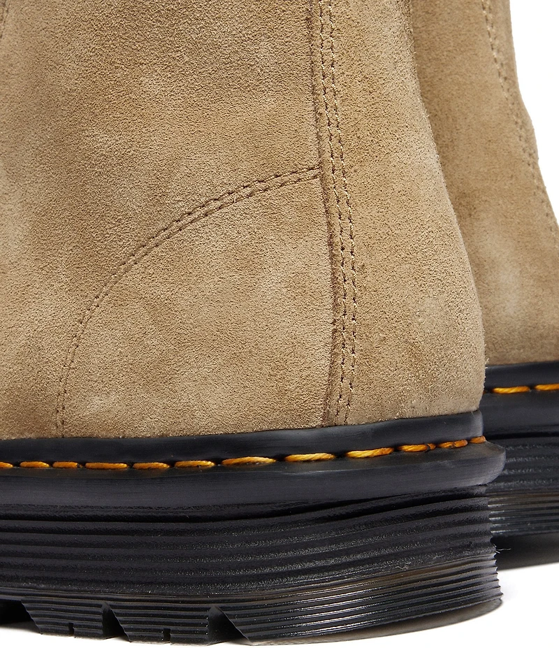 Dr. Martens Women's Zebzag Laceless Suede Platform Booties