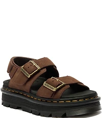 Dr. Martens Women's Zebzag Nubuck Platform Sandals
