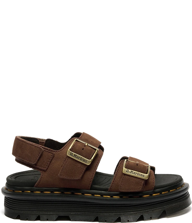Dr. Martens Women's Zebzag Nubuck Platform Sandals