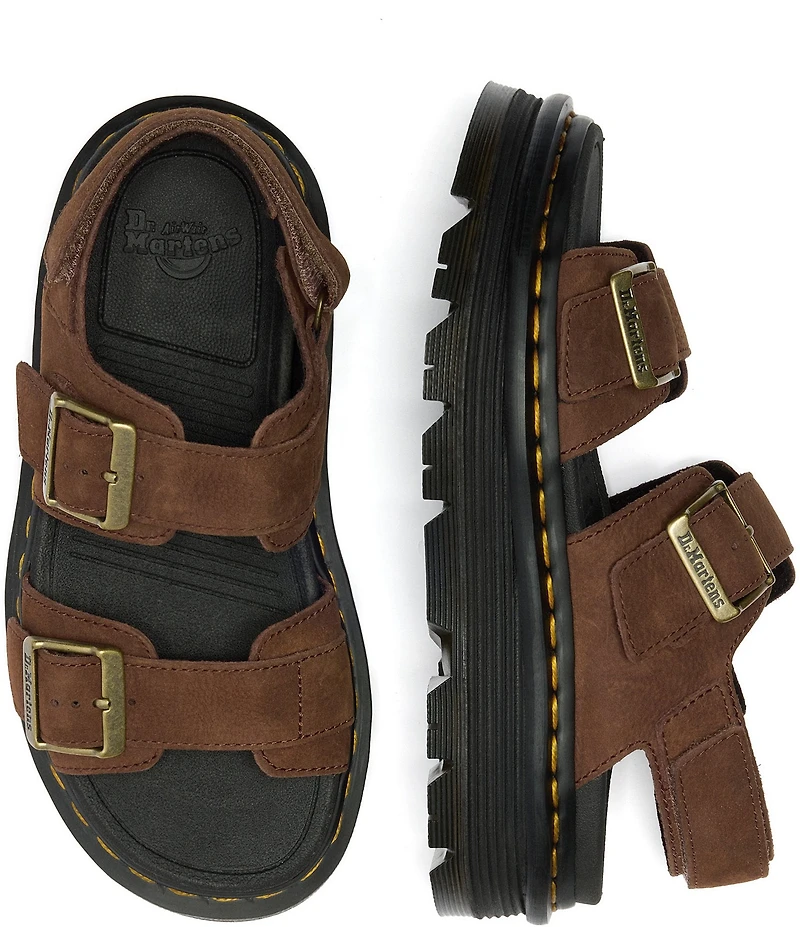 Dr. Martens Women's Zebzag Nubuck Platform Sandals