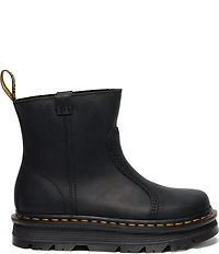 Dr. Martens Women's Zebzag Rigger Nubuck Leather Platform Booties