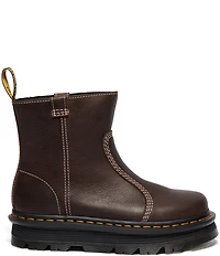 Dr. Martens Women's Zebzag Rigger Nubuck Leather Platform Booties