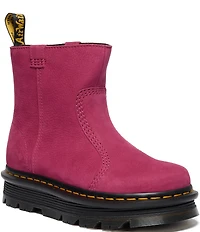 Dr. Martens Women's Zebzag Rigger Nubuck Platform Booties