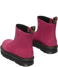 Dr. Martens Women's Zebzag Rigger Nubuck Platform Booties