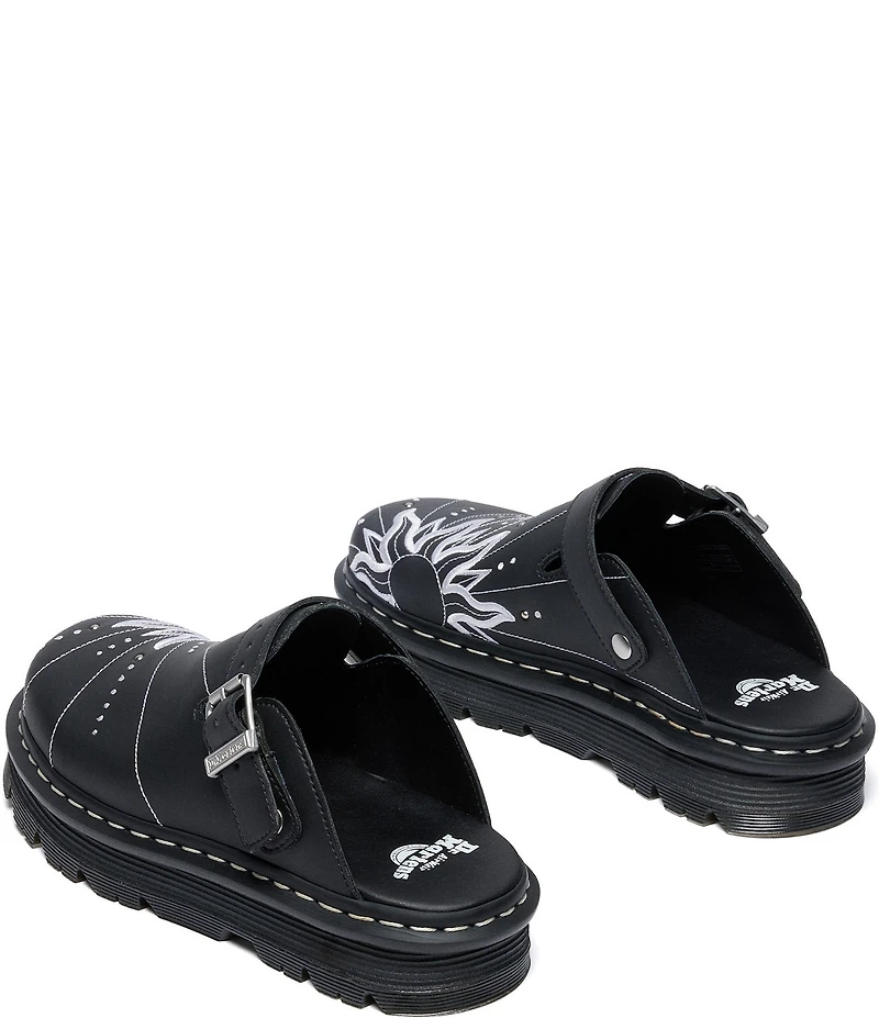 Dr. Martens Women's Zebzag Solar Flare Platform Mules