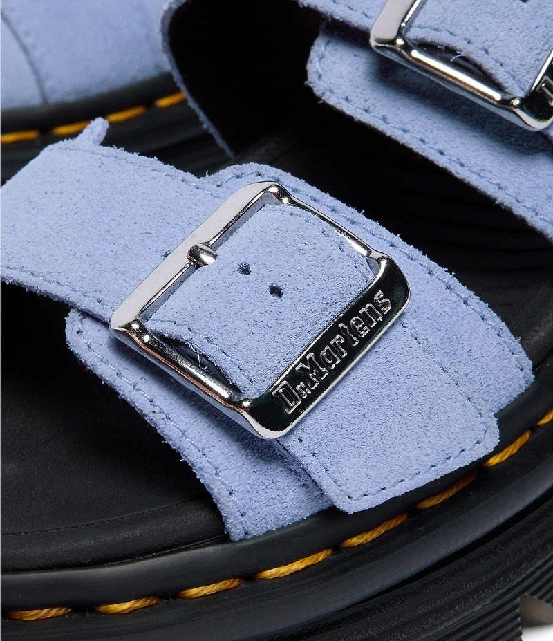 Dr. Martens Women's Zebzag Suede Platform Sandals