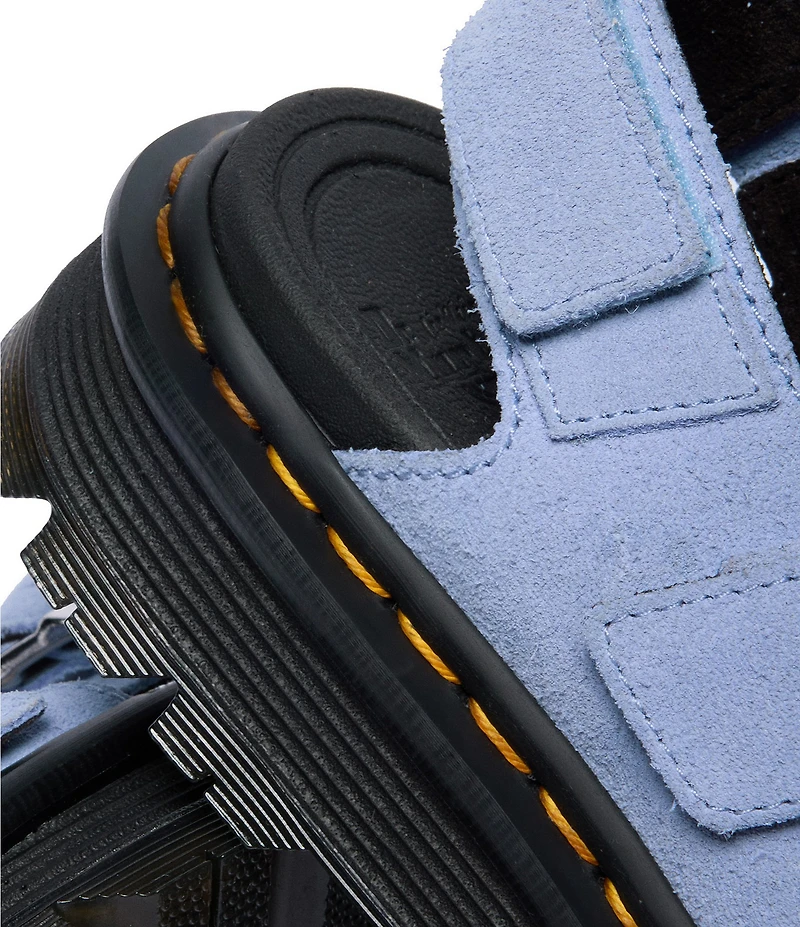 Dr. Martens Women's Zebzag Suede Platform Sandals