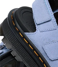 Dr. Martens Women's Zebzag Suede Platform Sandals