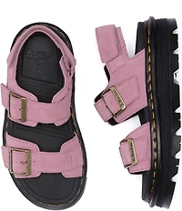 Dr. Martens Women's Zebzag Suede Platform Sandals