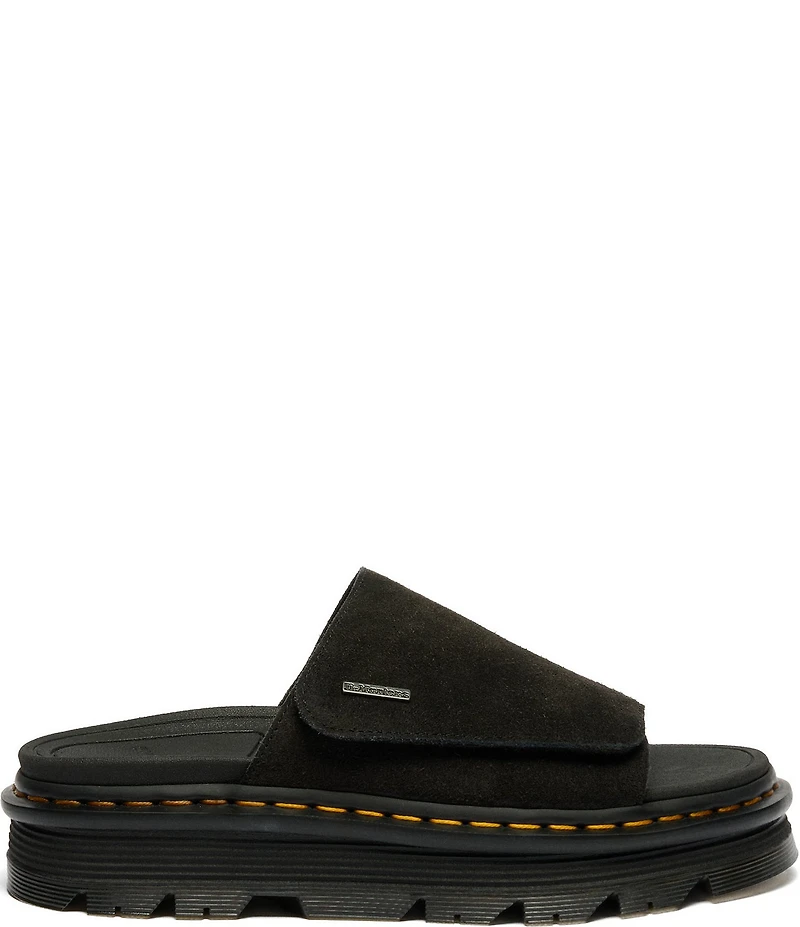 Dr. Martens Women's Zebzag Suede Platform Slide Sandals