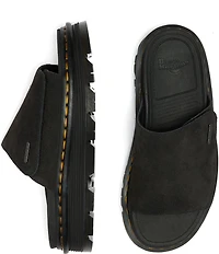 Dr. Martens Women's Zebzag Suede Platform Slide Sandals