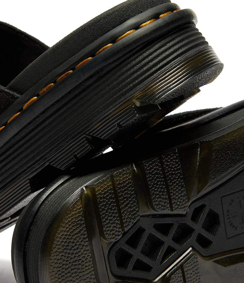 Dr. Martens Women's Zebzag Suede Platform Slide Sandals